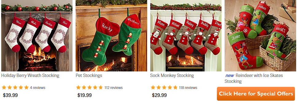 Where to Buy Christmas Stockings Online